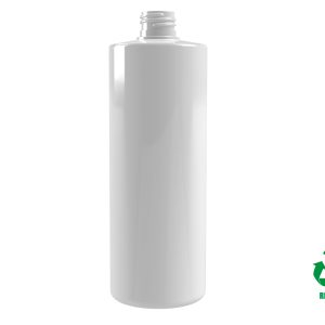Frasco rPET30 500ml M4 cilíndrico 24/410 branco 33g